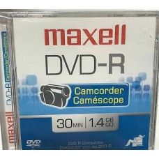 MAXELL DVD-R MINI 1.4GB 30MIN CAJA SLIM 8CM DMR30MAX UNIDAD 