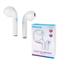 PHILCO AUDIFONO TRUE WIRELESS BLUETOOTH C/ESTUCHE DE CARGA TLW2B