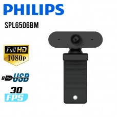 PHILIPS CAMARA WEB FULL HD 1080P HD 30FPS USB MICROFONO SPL6506BM ECOFFICE 
