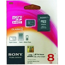 SONY MEMORIA MICRO SDHC 8GB ADAP/SD FULL/HD SR-8A4 C/4 ECOFFICE