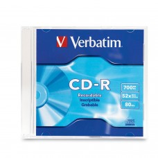 VERBATIM IPT CD-R 700MB 52X GRABABLE INDIVIDUAL CAJA SLIM 94776